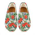 Tropical Hibiscus Blossom Pattern Print Casual Shoes