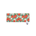 Tropical Hibiscus Blossom Pattern Print Extended Mouse Pad