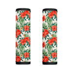 Tropical Hibiscus Blossom Pattern Print Handle Covers