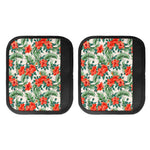 Tropical Hibiscus Blossom Pattern Print Handle Covers