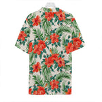 Tropical Hibiscus Blossom Pattern Print Hawaiian Shirt