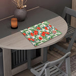 Tropical Hibiscus Blossom Pattern Print Placemat