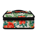 Tropical Hibiscus Blossom Pattern Print Small Lunch Bag