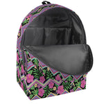 Tropical Hibiscus Flowers Aztec Print Backpack
