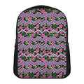 Tropical Hibiscus Flowers Aztec Print Casual Backpack