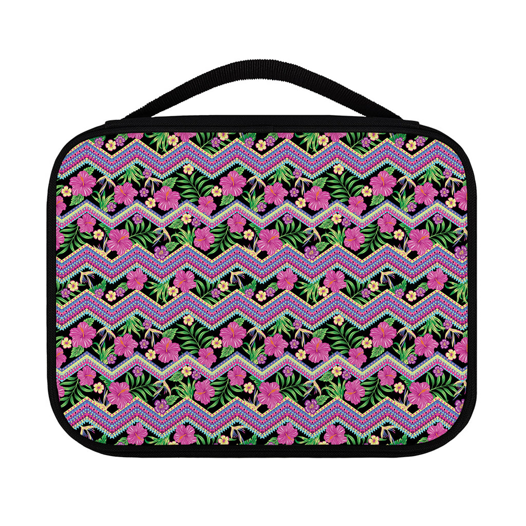 Tropical Hibiscus Flowers Aztec Print Classic Bible Case