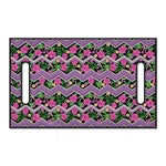 Tropical Hibiscus Flowers Aztec Print Golf Cart Seat Cover