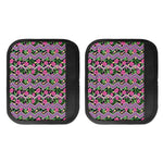 Tropical Hibiscus Flowers Aztec Print Handle Covers
