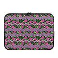 Tropical Hibiscus Flowers Aztec Print Laptop Sleeve
