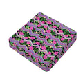Tropical Hibiscus Flowers Aztec Print Outdoor Seat Cushion Cover