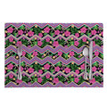 Tropical Hibiscus Flowers Aztec Print Placemat