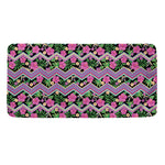 Tropical Hibiscus Flowers Aztec Print Towel