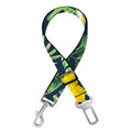 Tropical Hibiscus Flowers Pattern Print Dog Seat Belt