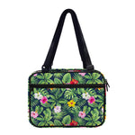 Tropical Hibiscus Flowers Pattern Print Double Strap Bible Bag