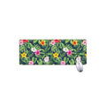 Tropical Hibiscus Flowers Pattern Print Extended Mouse Pad