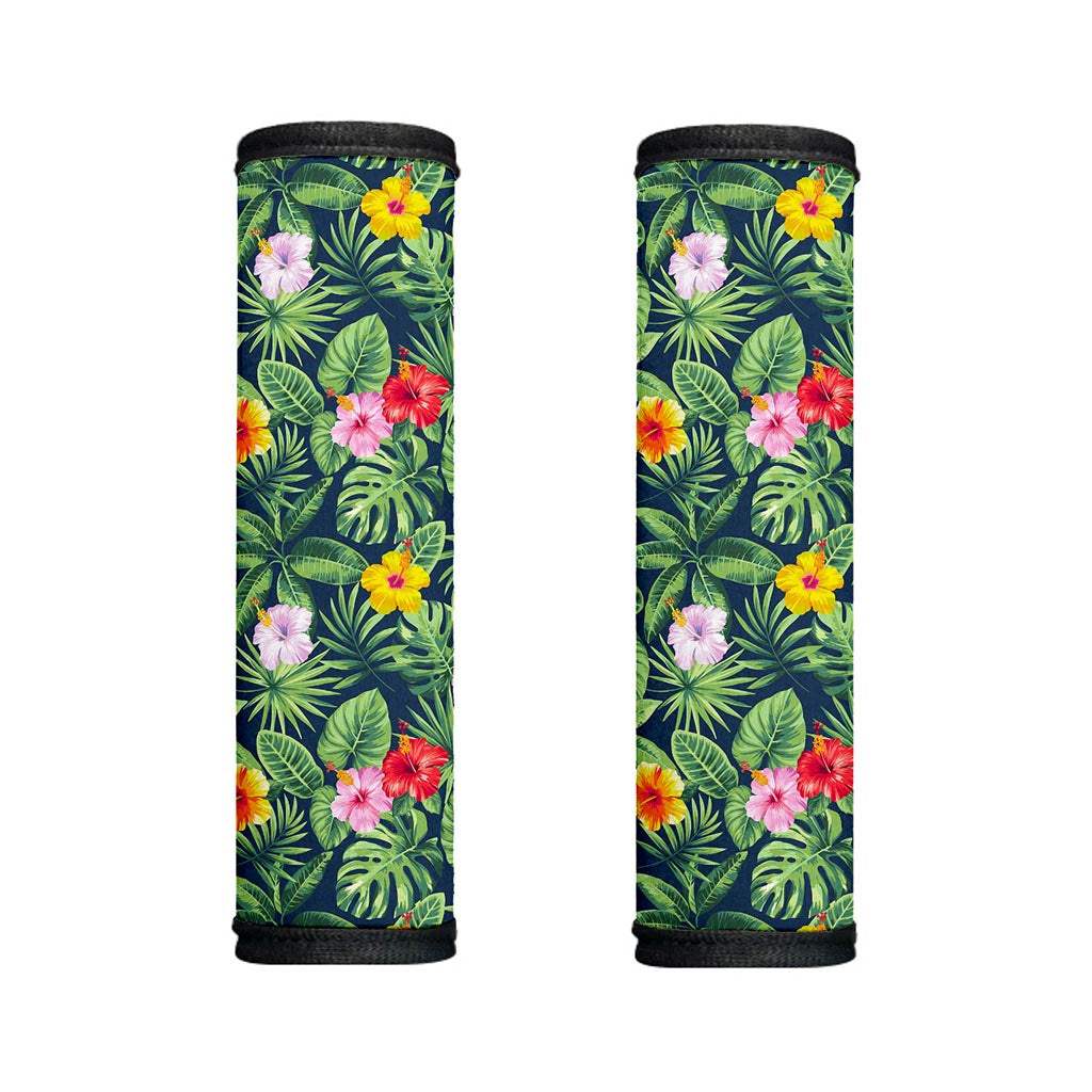 Tropical Hibiscus Flowers Pattern Print Handle Covers