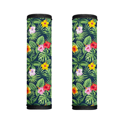 Tropical Hibiscus Flowers Pattern Print Handle Covers