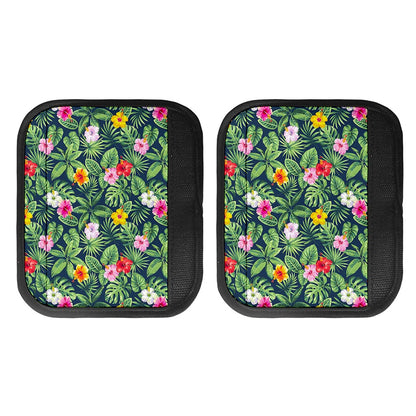 Tropical Hibiscus Flowers Pattern Print Handle Covers