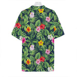 Tropical Hibiscus Flowers Pattern Print Hawaiian Shirt