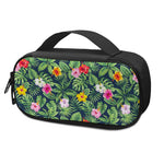 Tropical Hibiscus Flowers Pattern Print Insulin Cooler Travel Case