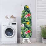 Tropical Hibiscus Flowers Pattern Print Ironing Board Cover