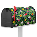 Tropical Hibiscus Flowers Pattern Print Mailbox Cover
