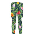 Tropical Hibiscus Flowers Pattern Print Men's Leggings