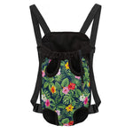 Tropical Hibiscus Flowers Pattern Print Pet Carrier Backpack