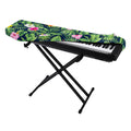 Tropical Hibiscus Flowers Pattern Print Piano Keyboard Cover
