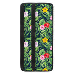 Tropical Hibiscus Flowers Pattern Print Refrigerator Handle Covers