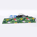 Tropical Hibiscus Flowers Pattern Print Sports Towel