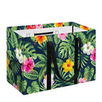 Tropical Hibiscus Flowers Pattern Print Utility Tote Bag