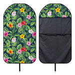 Tropical Hibiscus Flowers Pattern Print Waterproof Car Seat Cover