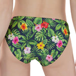 Tropical Hibiscus Flowers Pattern Print Women's Panties