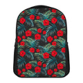 Tropical Hibiscus Leaves Pattern Print Casual Backpack