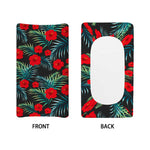 Tropical Hibiscus Leaves Pattern Print Changing Pad Cover