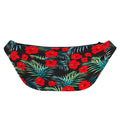 Tropical Hibiscus Leaves Pattern Print Fanny Pack