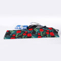 Tropical Hibiscus Leaves Pattern Print Sports Towel