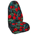 Tropical Hibiscus Leaves Pattern Print Waterproof Car Seat Cover