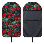 Tropical Hibiscus Leaves Pattern Print Waterproof Car Seat Cover