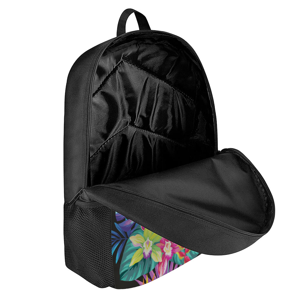 Tropical Hummingbird Print 17 Inch Backpack