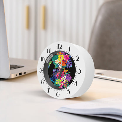 Tropical Hummingbird Print Alarm Clock