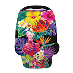 Tropical Hummingbird Print Baby Seat Cover