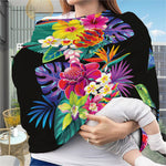 Tropical Hummingbird Print Baby Seat Cover