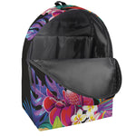 Tropical Hummingbird Print Backpack