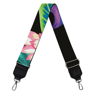 Tropical Hummingbird Print Bag Strap