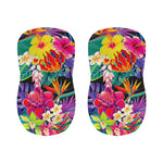 Tropical Hummingbird Print Bar Stool Covers