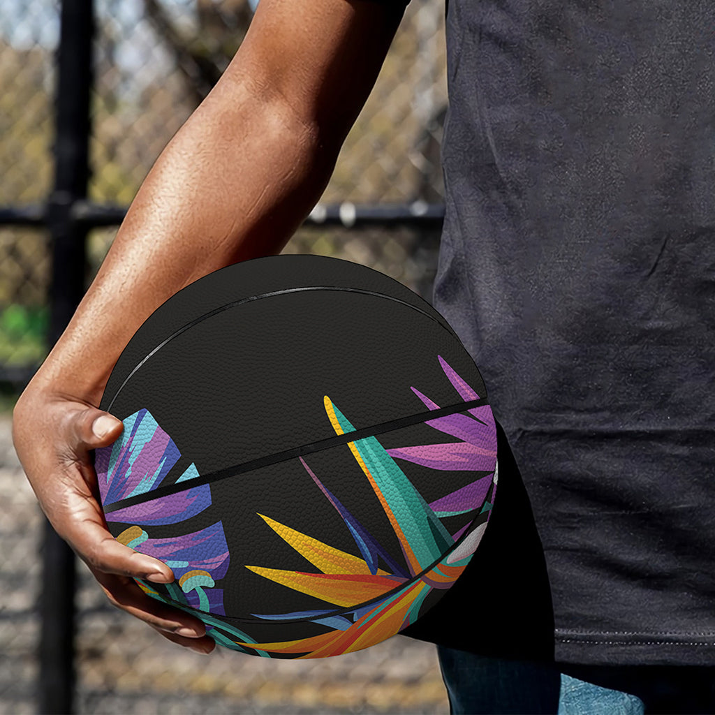 Tropical Hummingbird Print Basketball