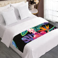 Tropical Hummingbird Print Bed Runner