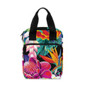 Tropical Hummingbird Print Bible Tote Bag